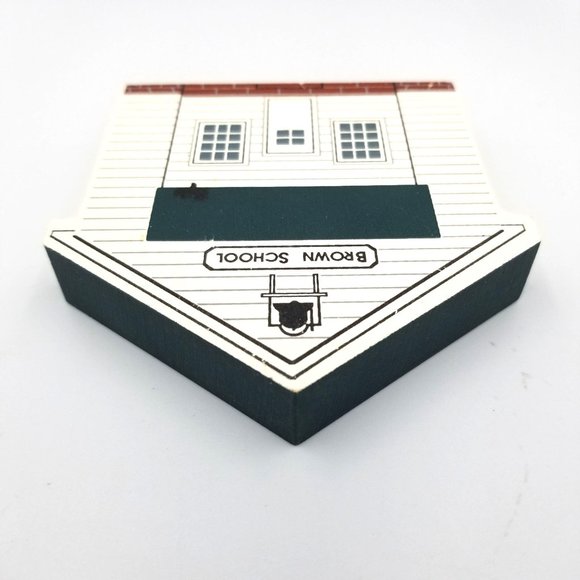 Cat's Meow Village Brown School 1991 Ohio Amish Series - Picture 3 of 8